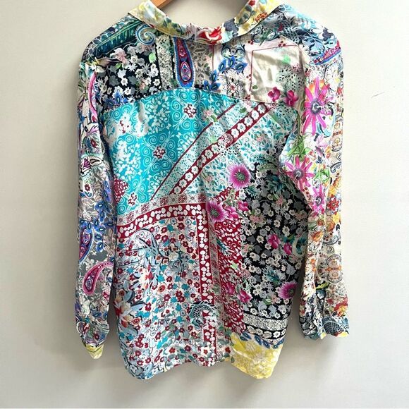 NWT Johnny Was Milla Basic Button Down Blouse - Picture 3 of 8